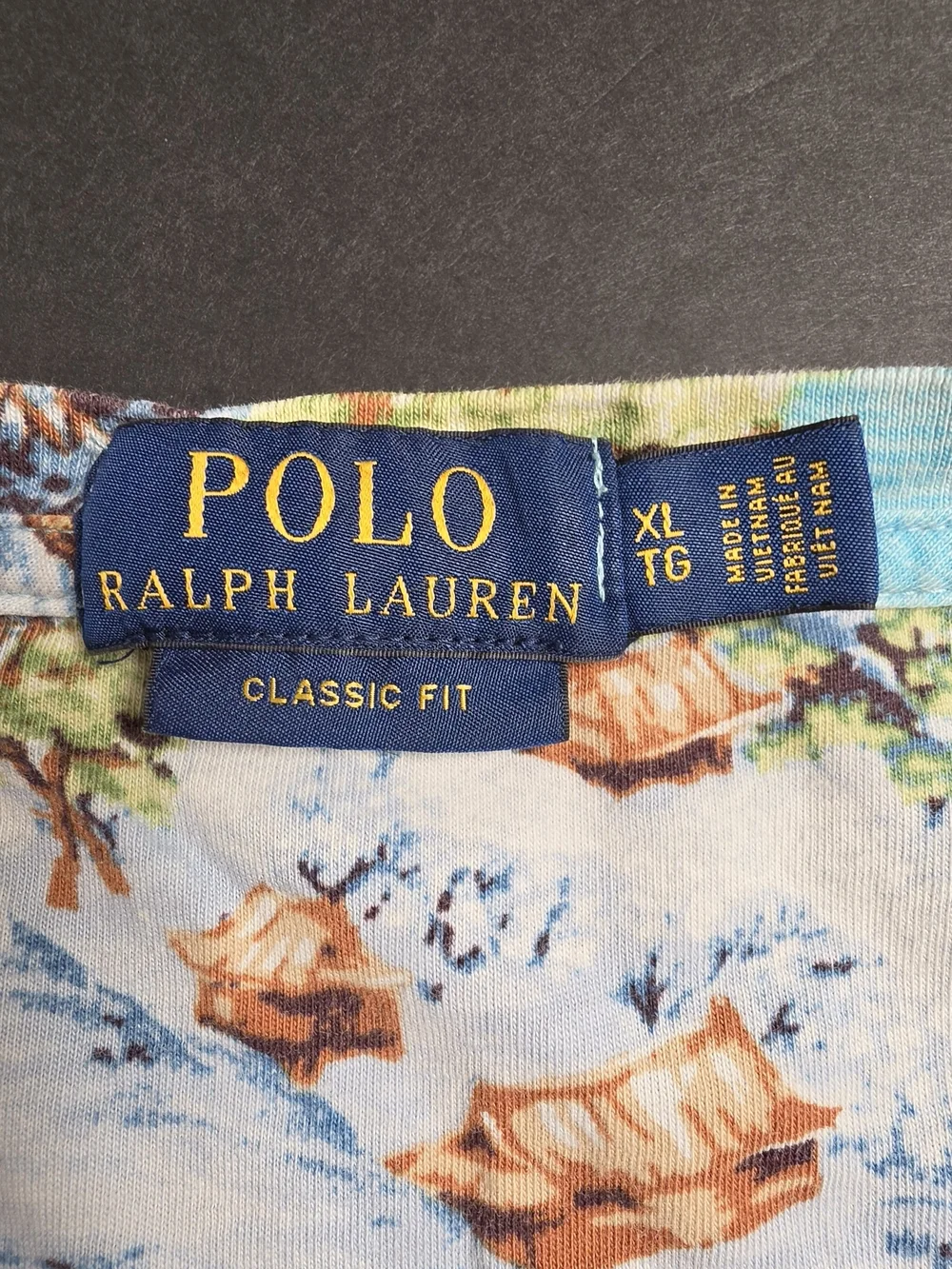 Polo by Ralph Lauren Sky Blue Scenic Pocket Tee